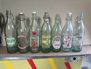 Bottiglie di gassosa antiche (lotto)