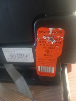 Silla Coche Britax Romer Isofix