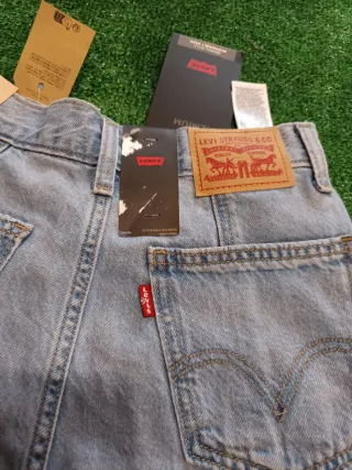 Falda Levi's Fit And Flare Azul Talla 34