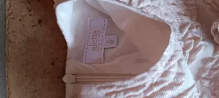 Abito elegante Aletta rosa con dettagli laminati