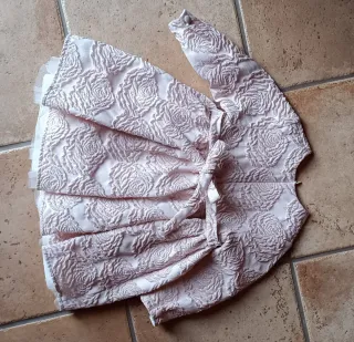 Abito elegante Aletta rosa con dettagli laminati