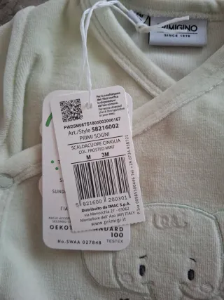 Tutina Primigi neonato com busta regalo