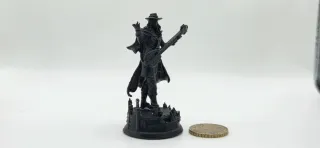 Figura Resina 3D Bardo D&D