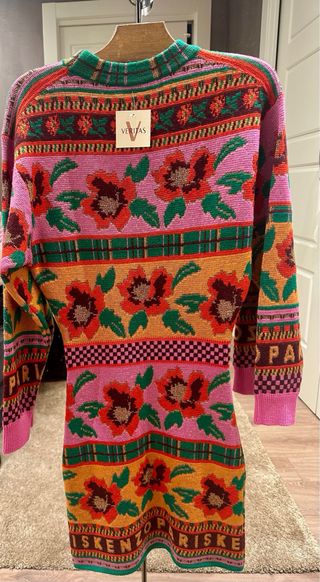 Vestido Kenzo Lana Multicolor