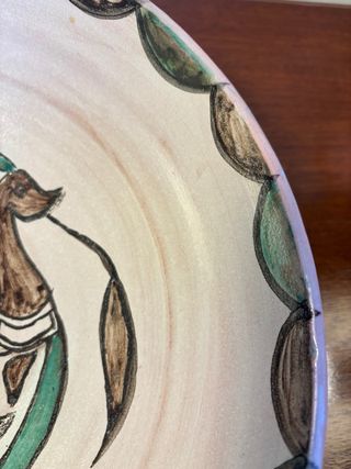 Plato Cerámica Califal