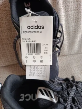 Zapatillas Adidas Unisex Negras y Grises