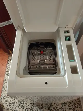 Lavadora blanca