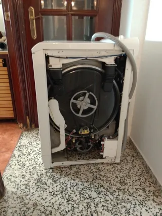 Lavadora blanca