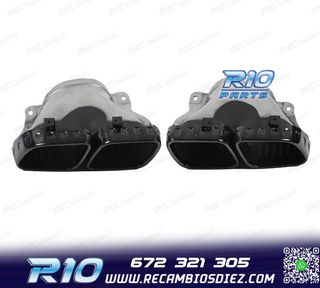 COLAS DE ESCAPE MERCEDES GLE W167 19- LOOK GLE63 NEGRO