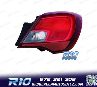 PILOTO DCH PARA OPEL CORSA E 3P 15-19 BLANCO ROJO