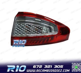 PILOTO DCH PARA FORD MONDEO IV 4P 10-14 LED BLANCO ROJO