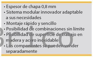 Conjunto Taller 5 Módulos S/Acero Inox Alyco