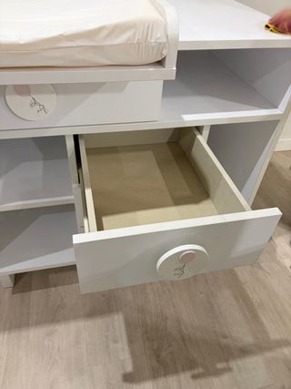 Mueble cambiador bebé con colchon