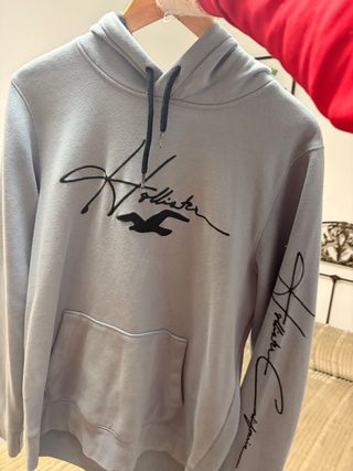 Sudadera Hollister Azul Talla M