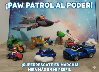 Juguetes Patrulla Canina disponibles. Mira perfil.