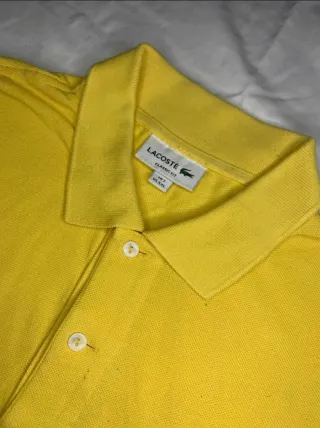 Polo Lacoste Amarillo