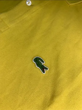 Polo Lacoste Amarillo