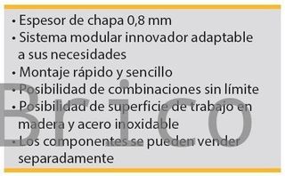 Conjunto Taller 4 Módulos S/Acero Inox Alyco 192843