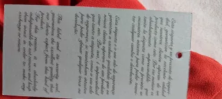 Vestido  Nuevo Tintoreto Rojo anaranjado