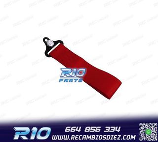 CINTA DE REMOLQUE ROJA EN TELA