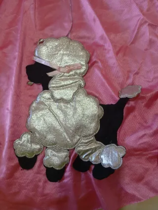 Disfraz Poodle Grease Rosa