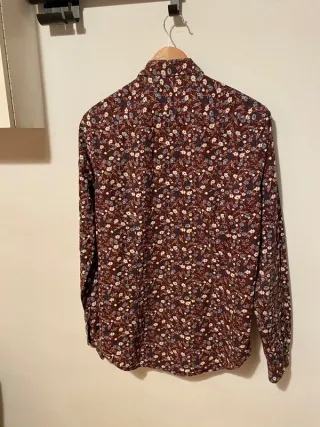 Camisa estampada Zara Talla M Slim Fit