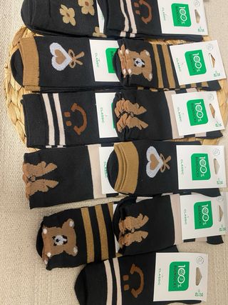 12 Calcetines Mujer Talla 35-40