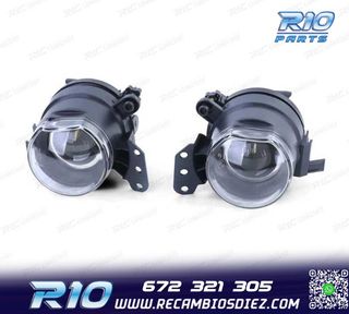 FAROS ANTINIEBLAS CON LUPA PARAGOLPES BMW TIPO M