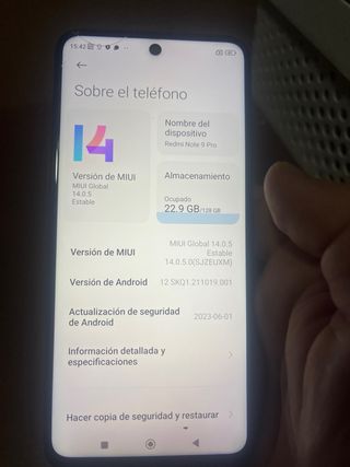 Xiaomi Redmi Note 9 Pro negociable