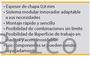 Conjunto Taller 3 Módulos S/Acero Inox Alyco 192845