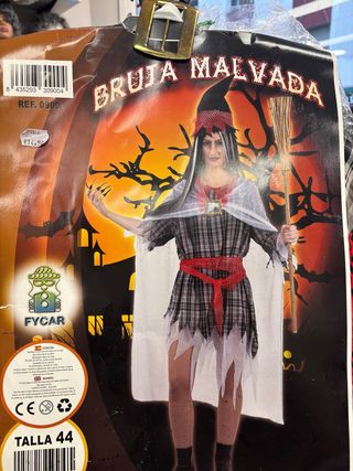 Disfraz Bruja Malvada Talla 44