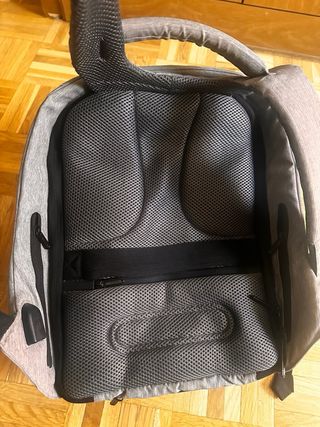 Mochila XD Design antirrobo gris/azul