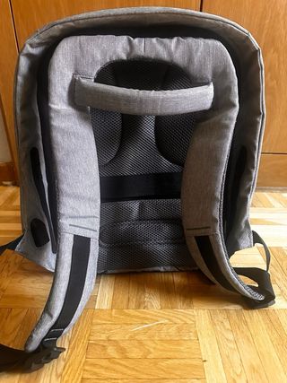 Mochila XD Design antirrobo gris/azul