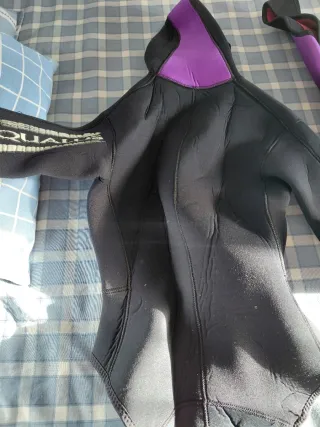 Neopreno Mujer Morado y Negro