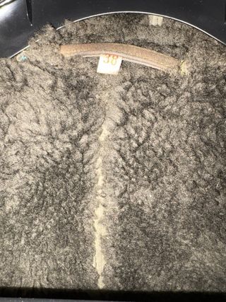 Cappottino Shearling in Pelle Scamosciata Vintage