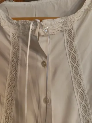 Conjunto espigadora camisa falda pañuelo