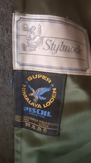 Abrigo Militar Lana Pura Verde Mujer