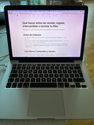 MacBook Pro Retina 13 2013 2.6GHz con cargador