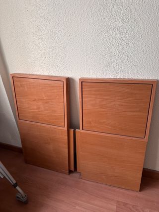 Cabeceros laterales de cama de madera