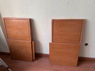 Cabeceros laterales de cama de madera