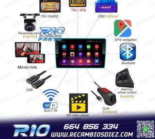 RADIO 9" GPS ANDROID 13 QUAD CORE 64GB ROM
