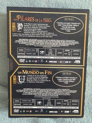 DVD Los Pilares de la Tierra + Un Mundo Sin Fin