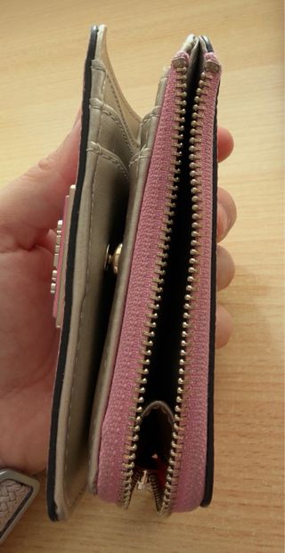 Cartera Guess Rosa Metálica