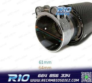 COLA ESCAPE BMW LOOK M CARBONO