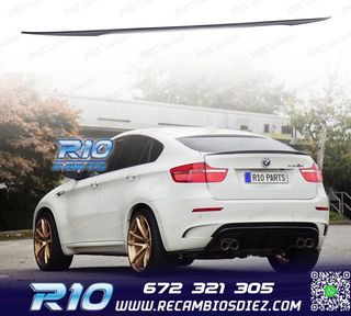 ALERON PESTAÑA BMW X6 E71 08-14 LOOK M PERFORMANCE NEGRO BR