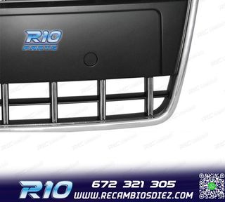 PARRILLA AUDI A4 B7 04-07 LOOK S LINE CROMO