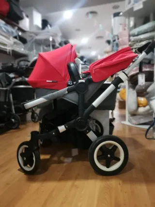 Bugaboo Donkey Gemelar Gris