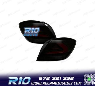 PILOTOS PARA OPEL ASTRA GTC 05-10 3P FULL LED NEGRO AHUMADO