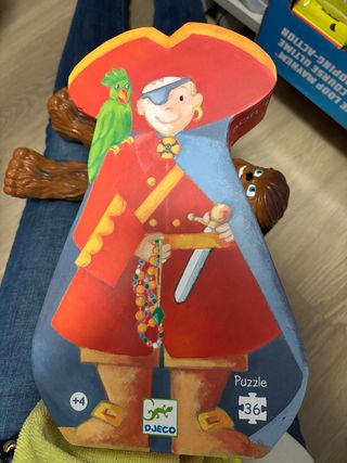 Puzzle Djeco Pirata con loro +4 años