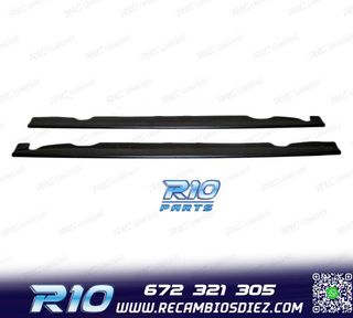 AÑADIDO TALONERAS BMW E92 E93 LOOK M3 NEGRO BRILLO